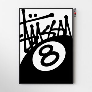 Stussy '8 Ball' Poster