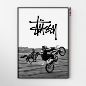 Stussy 'Bike x Horse' Poster