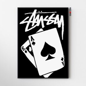 Stussy 'Playing Cards' Poster