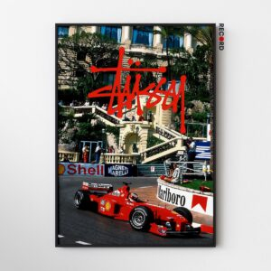Stussy x F1 Poster