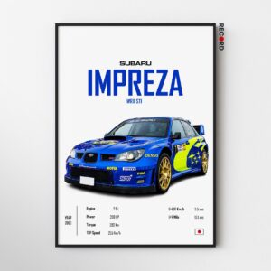 Subari Impreza WRX STI Poster