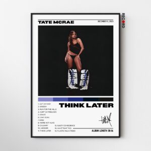 Tate McRae 'Think Later' Album Poster