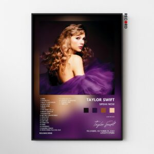 Taylor Swift 'Speak Now' Album Poster