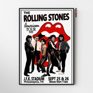 The Rolling Stones 'American Tour' Poster
