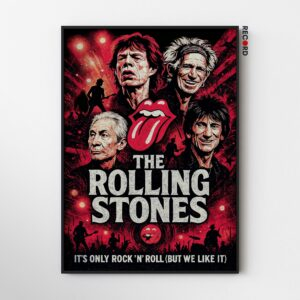 The Rolling Stones 'Band' Poster