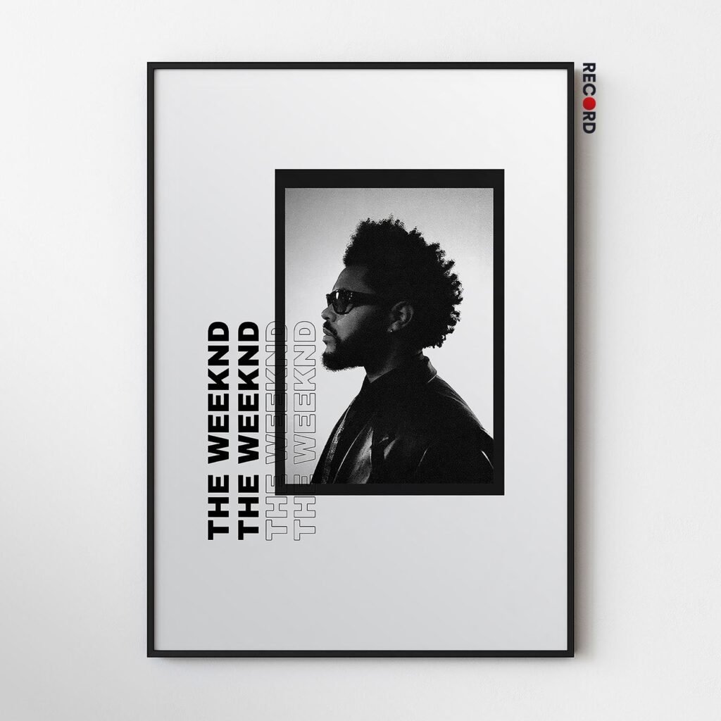 The Weeknd 'B&W' Poster