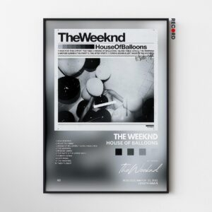 The Weeknd 'House Of Balloons' Album Poster