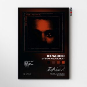 The Weeknd 'My Dear Melancholy' Album Poster