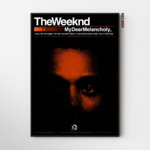 The Weeknd 'My Dear Melancholy' Tracklist Poster