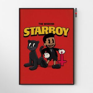 The Weeknd 'Starboy Comic' Poster