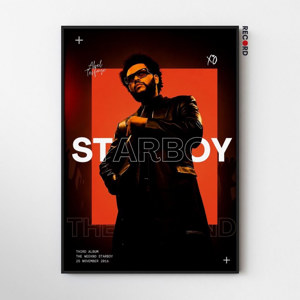 The Weeknd 'Starboy' Poster