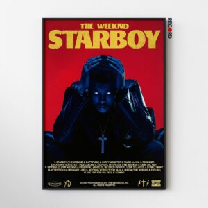 The Weeknd 'Starboy' Tracklist Poster