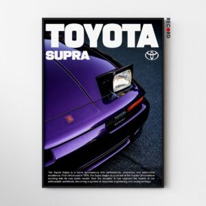 Toyota Supra 'Cover' Poster