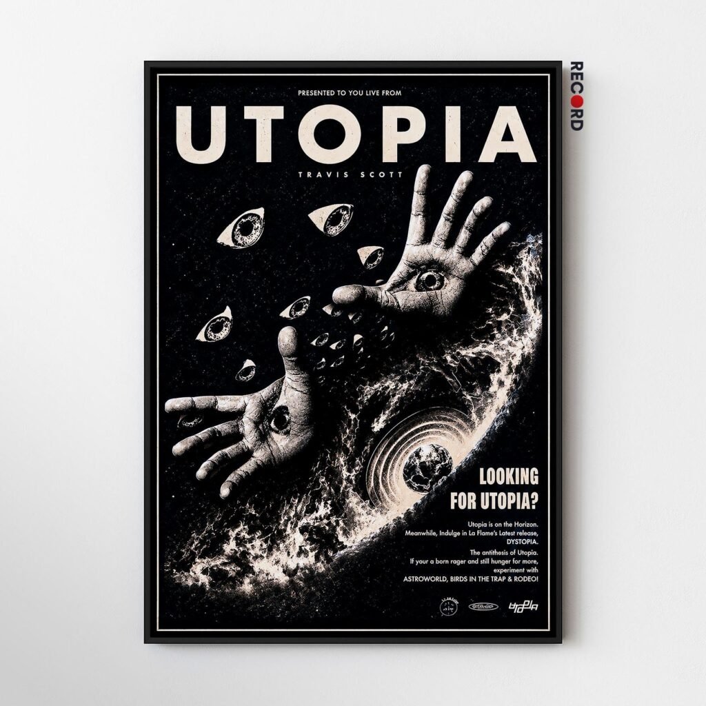 Travis Scott 'Looking For Utopia' Poster