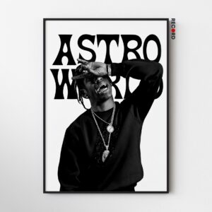 Travis Scott 'Astroworld B&W' Poster