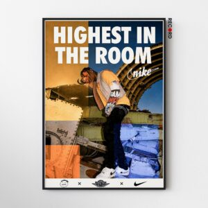 Travis Scott 'Highest In The Room Nike' Poster