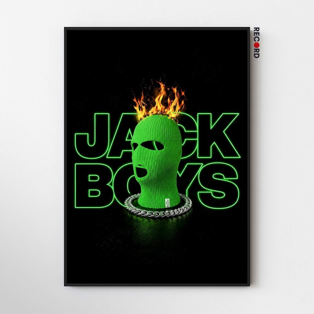 Travis Scott 'Jack Boys Fire' Poster