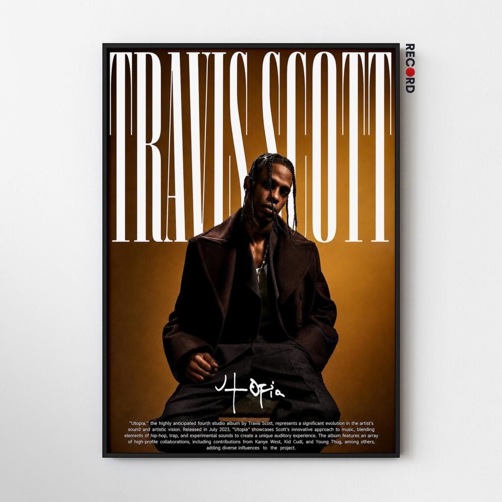 Travis Scott 'Utopia Cover' Poster