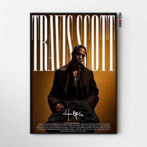 Travis Scott 'Utopia Cover' Poster
