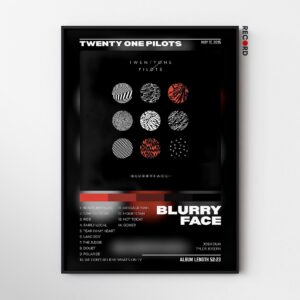 Twenty One Pilots 'Blurry Face' Album Poster