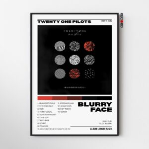 Twenty One Pilots 'Blurry Face' Album Poster