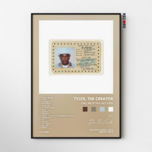 Tyler The Creator 'Call Me If You Get Lost' Album Poster