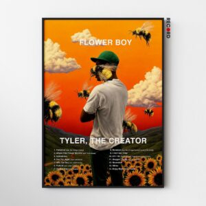 Tyler The Creator 'Flower Boy' Tracklist Poster
