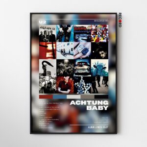 U2 'Achtung Baby' Album Poster