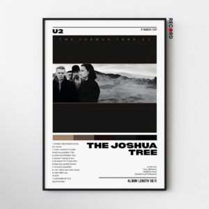 U2 'The Joshua Tree' Album Poster