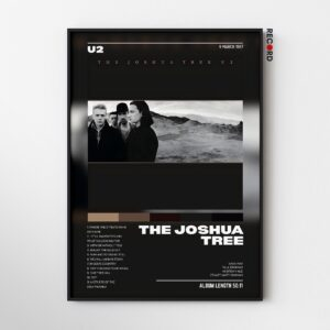 U2 'The Joshua Tree' Album Poster