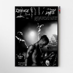 XXXTentacion 'B&W' Poster
