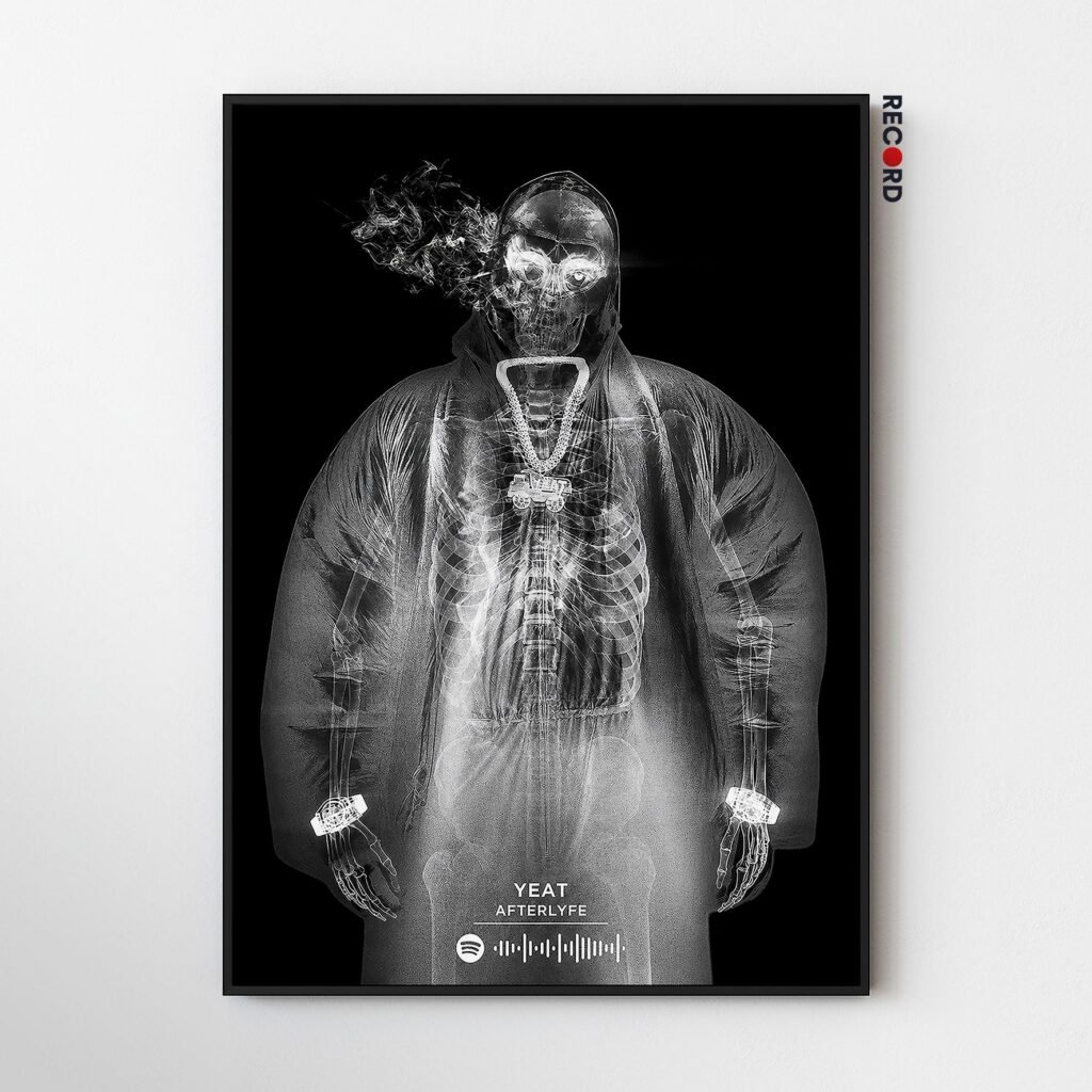 Yeat 'Afterlyfe' Spotify Poster
