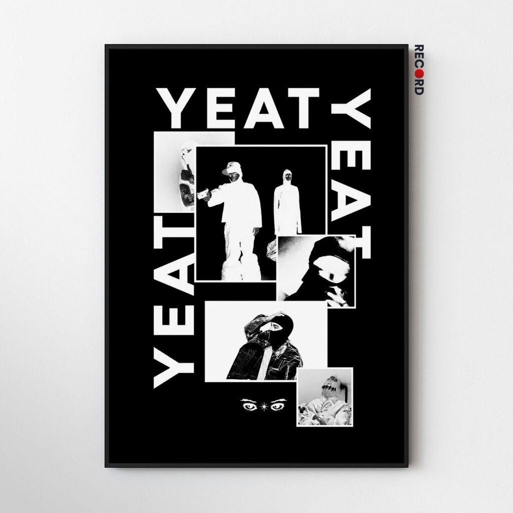 Yeat 'Black' Poster