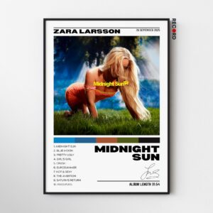 Zara Larsson 'Midnight Sun' Album Poster