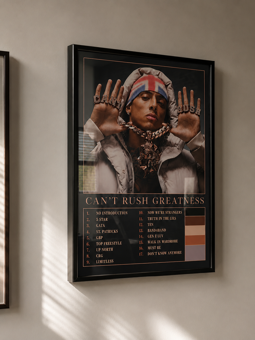RecordPosters customer wall shared by Terry W.