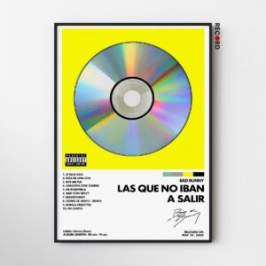 Bad Bunny 'LAS QUE NO IBAN A SALIR' Album Poster
