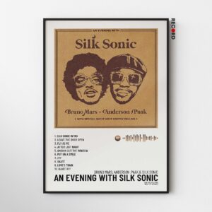 Bruno Mars 'An Evening With Silk Sonic' Album Poster