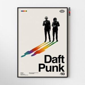 Daft Punk 'Discography' Poster