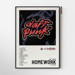 Daft Punk 'Homework' Album Poster