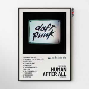 Daft Punk 'Human After All' Album Poster