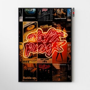 Daft Punk 'Neon' Poster