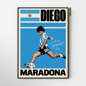 Diego Maradona Argentina poster