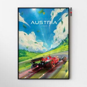 Ferrari F1 Austria Poster