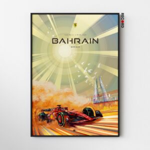 Ferrari F1 Bahrain Poster
