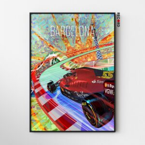 Ferrari F1 Barcelona Poster