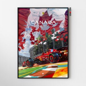Ferrari F1 Canada Poster