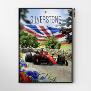 Ferrari F1 Silverstone Poster