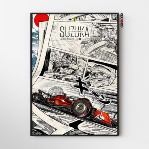 Ferrari F1 Suzuka Poster