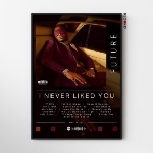 Future 'I NEVER LIKED YOU' Tracklist Poster
