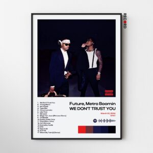 Future 'x Metro Boomin WE DONT TRUST YOU' Album Poster